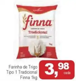 Mineirão Atacarejo Farinha de Trigo Tipo 1 Tradicional Finna oferta