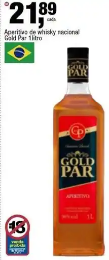 Frangolândia Aperitivo de whisky nacional Gold Par oferta