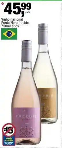 Frangolândia Vinho nacional Ponto Nero freebie tipos oferta
