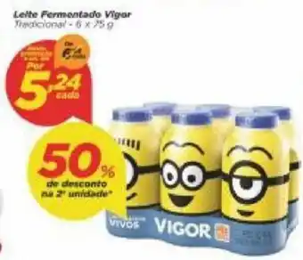 Dia Leite Fermentado Vigor 6x75g oferta