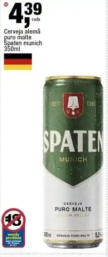 Frangolândia Cerveja alemã puro malte Spaten munich oferta
