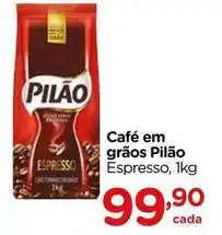 Carrefour Pilão - café em grãos oferta
