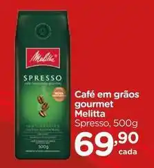 Carrefour Melitta - café em grãos gourmet oferta