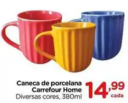 Carrefour Carrefour home - caneca de porcelana oferta