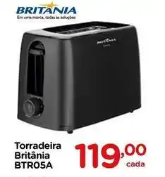 Carrefour Britânia - torradeira btr05a oferta