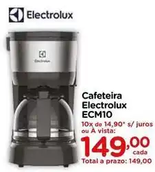 Carrefour Electrolux - cafeteira ecm10 oferta