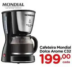 Carrefour Mondial - cafeteira mondial dolce arome c32 oferta