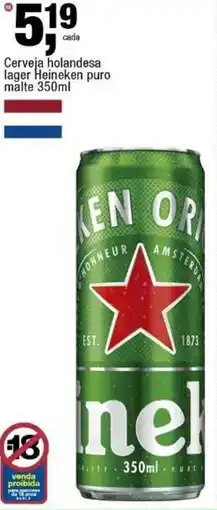 Frangolândia Cerveja holandesa lager Heineken puro malte oferta