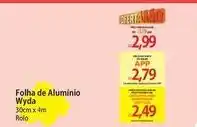Atacadão Wyda - folha de alumínio oferta