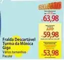 Atacadão Pacote - fralda descartável turma da mônica giga oferta