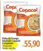 Atacadão Copacol - peito de frango desfiado congelado oferta