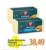 Atacadão Polenghi - queijo mussarela oferta
