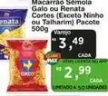Max Atacadista Renata - macarrão semola galo ou oferta