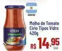 Max Atacadista Cirio - molho de tomate tipos vidro oferta