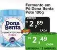 Max Atacadista Dona - fermento em pó benta pote oferta