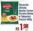 Max Atacadista Basilar - macarrão sêmola cortes oferta
