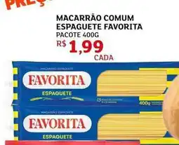 Assaí Atacadista Favorita - macarrão comum espaguete oferta