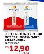 Assaí Atacadista Piracanjuba - leite em po integral ou integral instanáneo oferta
