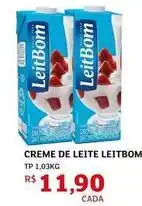 Assaí Atacadista Leitbom - creme de leite oferta
