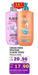 Assaí Atacadista Elsève - creme para pentear oferta
