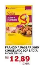 Assaí Atacadista Sadia - frango a passarinho congelado iqf oferta