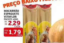 Assaí Atacadista Vitaflor - macarrão espaguete oferta