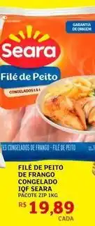 Assaí Atacadista Seara - filé de peito de frango congelado igp oferta