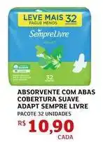 Assaí Atacadista Sempre livre - absorvente com abas cobertura suave adapt oferta