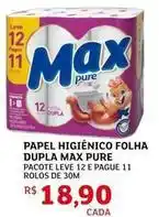 Assaí Atacadista Leve - papel higiênico folha dupla pure oferta