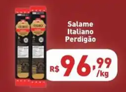 Supermercados Pague Menos Salame Italiano Perdigão oferta