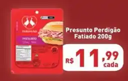 Supermercados Pague Menos Presunto Perdigão Fatiado oferta