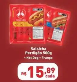 Supermercados Pague Menos Salsicha Perdigão oferta