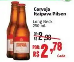 Supermercados Mateus Cerveja Itaipava Pilsen Long Neck oferta
