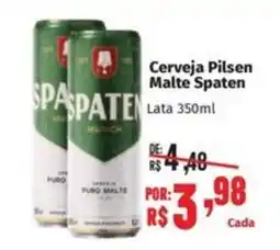 Supermercados Mateus Cerveja Pilsen Malte Spaten oferta
