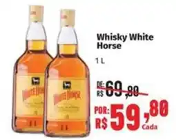 Supermercados Mateus Whisky White Horse oferta