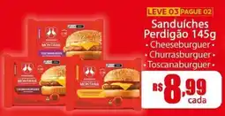 Supermercados Pague Menos Sanduíches Perdigão oferta