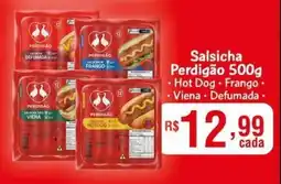 Supermercados Pague Menos Salsicha Perdigão oferta