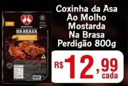 Supermercados Pague Menos Coxinha da Asa Ao Molho Mostarda Na Brasa Perdigão oferta