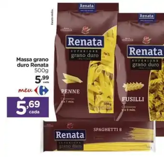 Massa grano duro Renata
