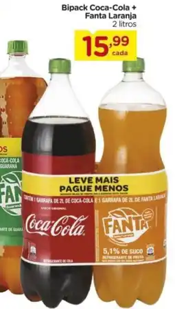 Carrefour Bipack Coca-Cola + Fanta Laranja oferta