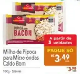 Supermercados Condor Milho de Pipoca para Micro-ondas Caldo Bom oferta