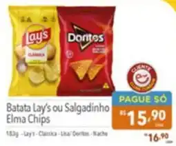 Supermercados Condor Batatina Lay's ou Salgadinho Elma Chips oferta