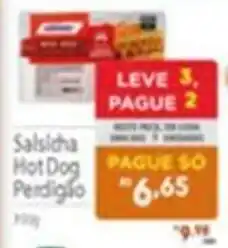 Supermercados Condor Salsicha Hot Dog Perdigão oferta