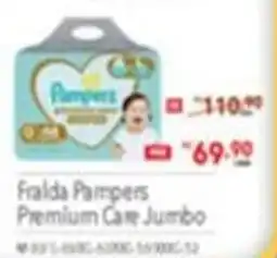 Supermercados Condor Fraldas Pampers Premium Care Jumbo oferta