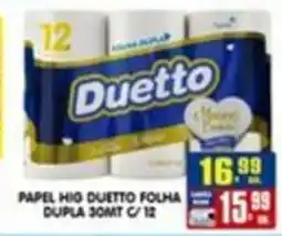 Higa's Supermercado Papel hio duetto folha oferta