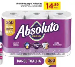 Carrefour Toalha de papel Absoluto oferta