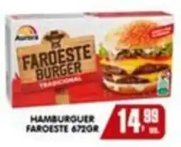 Higa's Supermercado Faroeste burger tradicional oferta