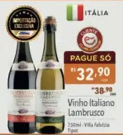 Supermercados Condor Vinho Italiano Lambrusco oferta