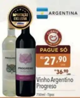 Supermercados Condor Vinho Argentino Progresso oferta