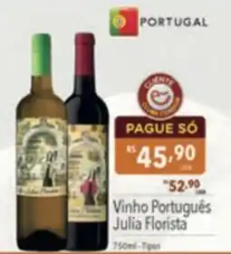 Supermercados Condor Vinho Português Julia Florista oferta